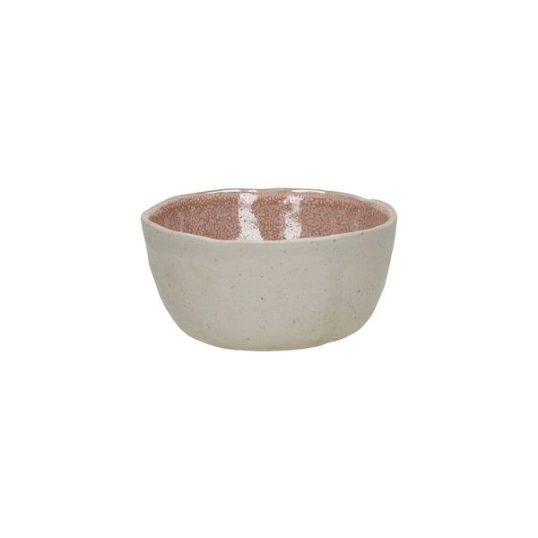 Pomax Schale aus Steingut - Spiro (H4,2cm) - pink/beige (PWP)