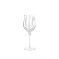 Broste Copenhagen Stripe White Wine Glass - white (00)