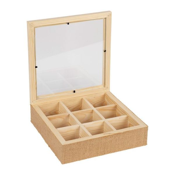 SEMA Design Tea box (24x24cm) - brown (00)