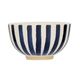 SEMA Design Bowl with striped pattern - blue/beige (3)