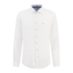 Fynch Hatton Premium Leinenhemd - weiß (802)