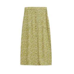 Yerse Skirt with floral pattern - green (121)
