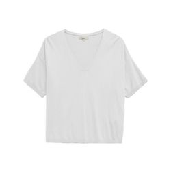 Yerse T-shirt col V - blanc (1)