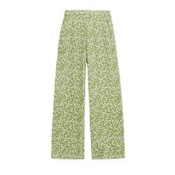 Yerse Pants with floral pattern - green (121)