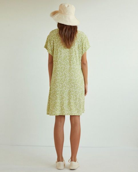 Yerse Mini-robe à motif floral - vert (121)