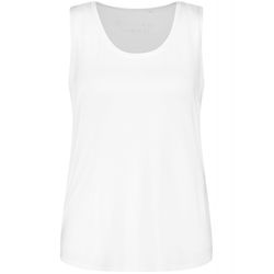 Samoon Basic top with side slits - white (09600)