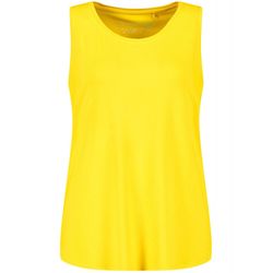 Samoon Basic top with side slits - yellow (04240)
