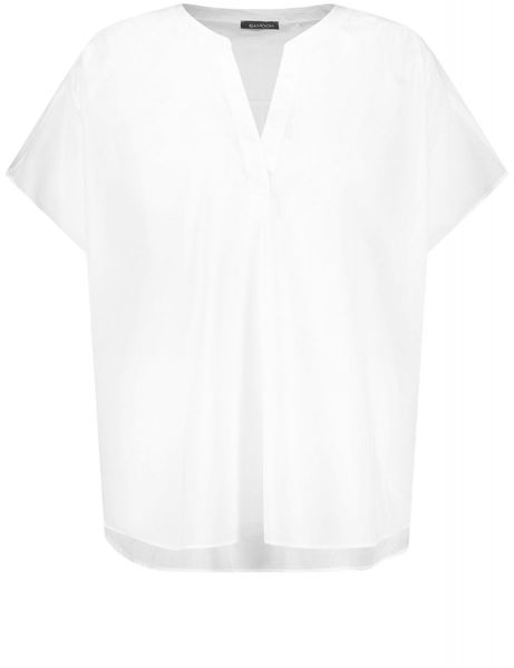 Samoon Light cotton blouse shirt - white (09600)