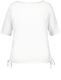 Samoon T-Shirt mit seiltichen Raffungen - weiß (09602)