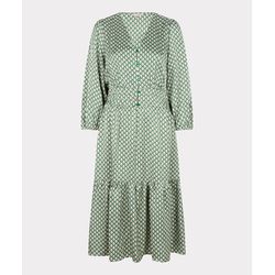 Esqualo Dress with graphic print - green (999)