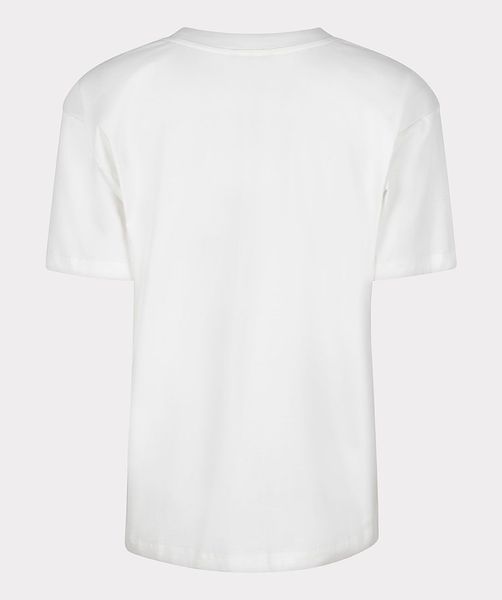 Esqualo T-shirt - Print Heart - (983) L - weiß/grün