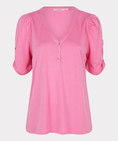 Esqualo T-Shirt mit Puffärmel - pink (517)