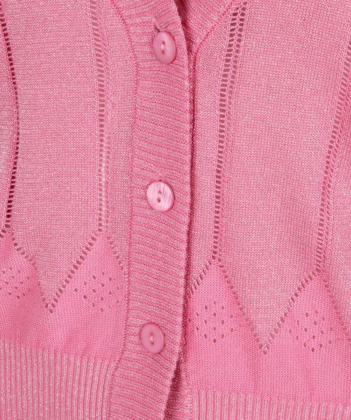Esqualo Lurex Cardigan  - pink (520)