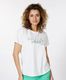 Esqualo T-shirt - Print Heart - white/green (983)