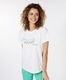 Esqualo T-shirt - Print Heart - weiß/grün (983)