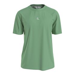 Calvin Klein Jeans T-shirt monogramme en coton biologique - vert (L1C)