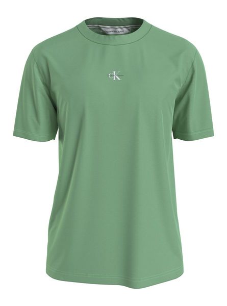 Calvin Klein Jeans Monogramm-T-Shirt Aus Bio-Baumwolle - grün (L1C)