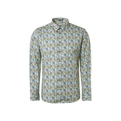 No Excess Stretch shirt with allover print - green/blue (51)