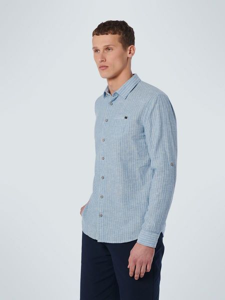 No Excess Shirt with stripe pattern - blue (30)