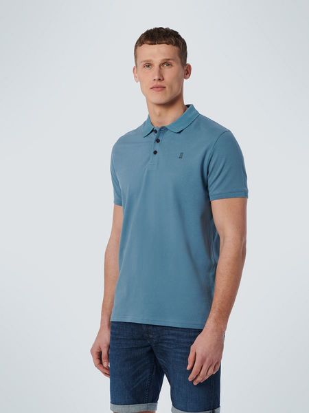 No Excess Polo Solid Stretch Responsible Choice Cotton - blue (30)