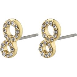 Pilgrim Crystal earrings - Rogue - gold (GOLD)