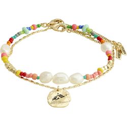Pilgrim Bracelet perles & bracelet monnaie - gold (GOLD)
