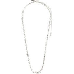 Pilgrim Crystal necklace - Hallie - silver (SILVER)
