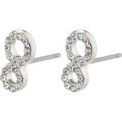 Pilgrim Crystal earrings - Rogue - silver (SILVER)