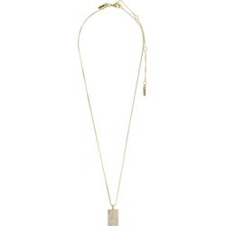 Pilgrim Crystal pendant necklace - Be - gold (GOLD)