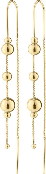 Pilgrim Boucles d'oreilles chaîne - Etine - gold (GOLD)