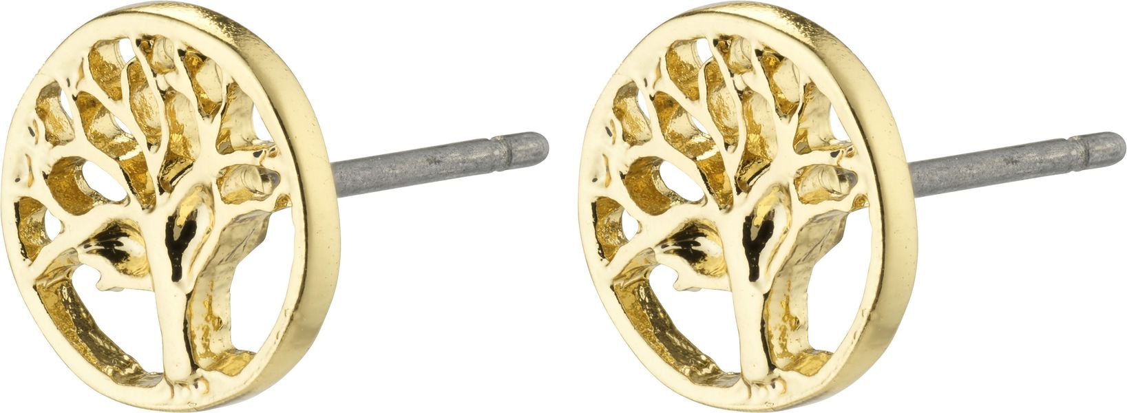 Pilgrim Tree of life earrings - Iben - gold (GOLD)
