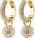 Pilgrim Crystal hoop earrings - Edtli - gold (GOLD)