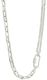 Pilgrim Cable chain necklace - Be - silver (SILVER)
