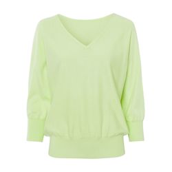 Zero V-neck sweater oversized - green (5318)