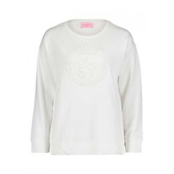 So Cosy Sweatshirt mit Seitenschlitzen - weiß (1014)