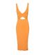 BSB Kleid mit Cutout - orange (ORANGE )