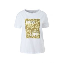 comma T-shirt with artwork  - white (01C6)