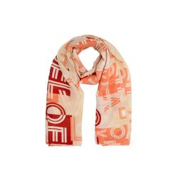 s.Oliver Red Label Scarf with pleats - orange/beige/red (27B0)