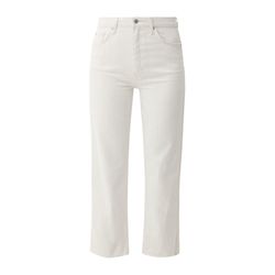 s.Oliver Red Label Karolin: Jeans mit offenem Saum - weiß (01Y8)
