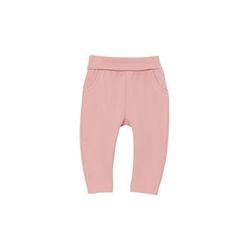 s.Oliver Red Label Tracksuit bottoms with a turn-down waistband  - pink (4257)