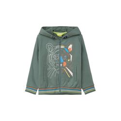 s.Oliver Red Label Sweatshirt jacket with graphic print  - blue (6714)