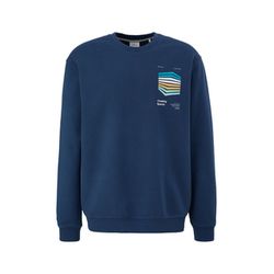 s.Oliver Red Label Sweatshirt with front print  - blue (58D1)