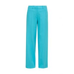 comma Loose: pants with high rise waistband - blue (6242)