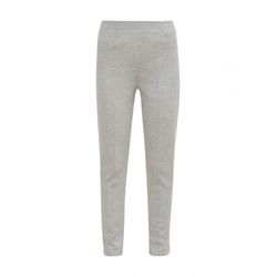 comma Slim: leggings with pintucks - gray (90W7)