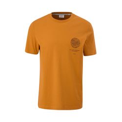 s.Oliver Red Label T-shirt with print - orange (22D2)