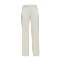 comma Loose: pants with high rise waistband - white (0700)
