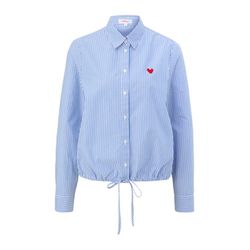 s.Oliver Red Label Stripe blouse with embroidery - blue (50H9)