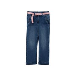 s.Oliver Red Label Regular fit: jeans with a glittery belt  - blue (57Z2)
