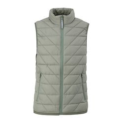 s.Oliver Red Label Lightweight quilted vest with stand up collar - green (7802)