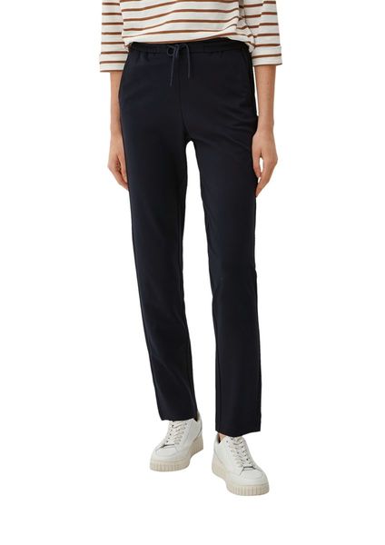 s.Oliver Red Label Slim: jog pants with elastic waistband - blue (5959)